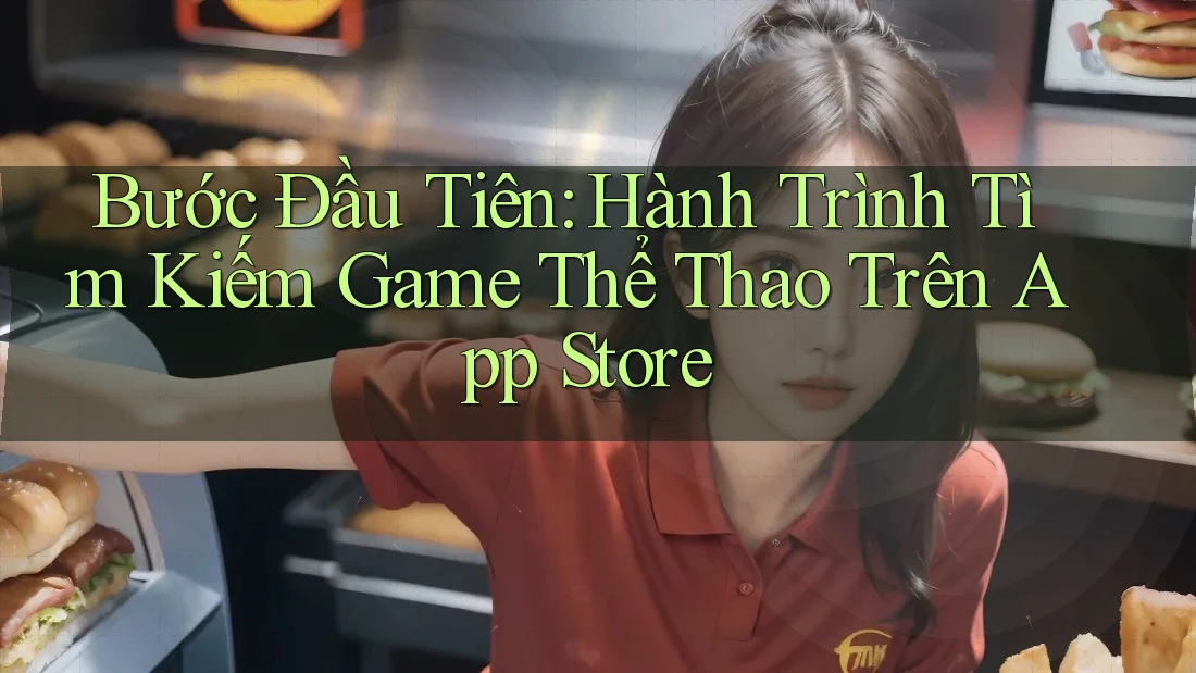 Bước Đầu Tiên: Hành Trình Tìm Kiếm Game Thể Thao Trên App Store