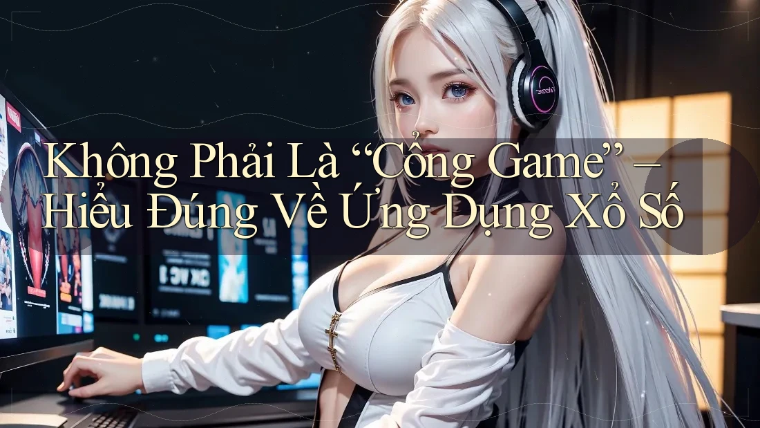 Không Phải Là “Cổng Game” – Hiểu Đúng Về Ứng Dụng Xổ Số