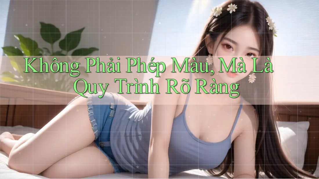 Không Phải Phép Màu, Mà Là Quy Trình Rõ Ràng