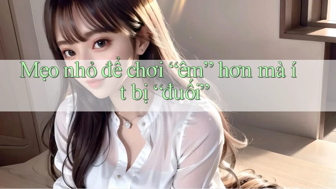 Mẹo nhỏ để chơi “êm” hơn mà ít bị “đuối” Mẹo nhỏ để chơi “êm” hơn mà ít bị “đuối”