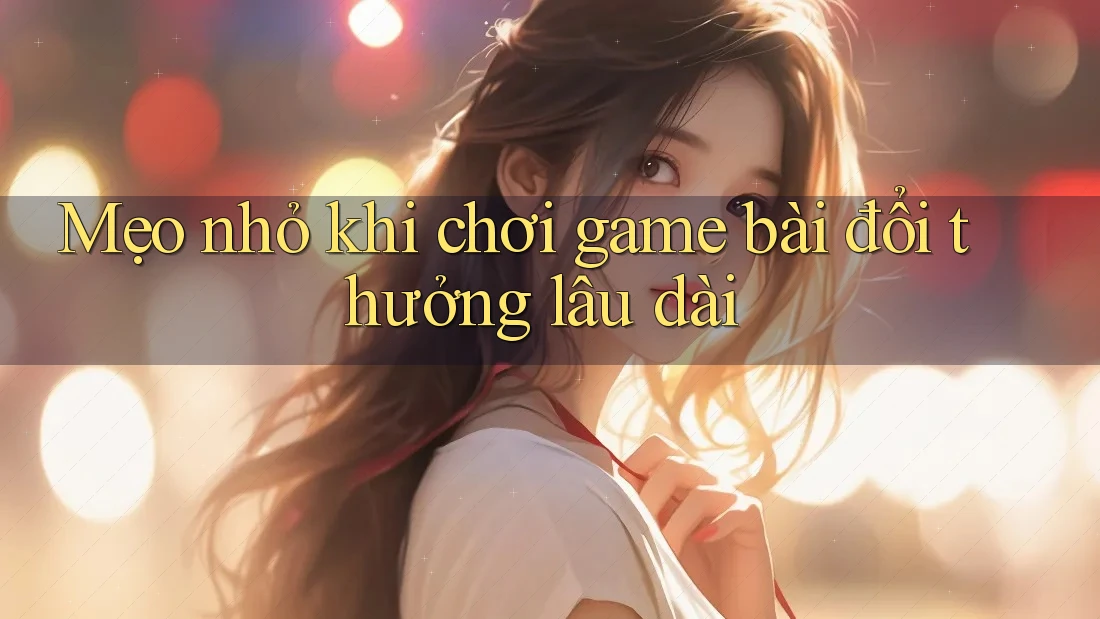 Mẹo nhỏ khi chơi game bài đổi thưởng lâu dài