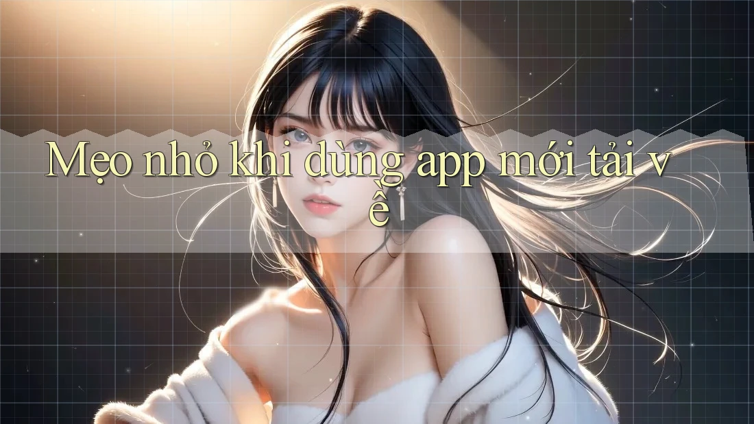 Mẹo nhỏ khi dùng app mới tải về Mẹo nhỏ khi dùng app mới tải về