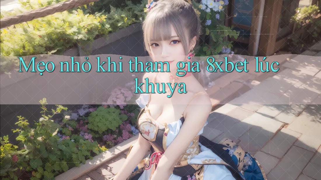 Mẹo nhỏ khi tham gia 8xbet lúc khuya