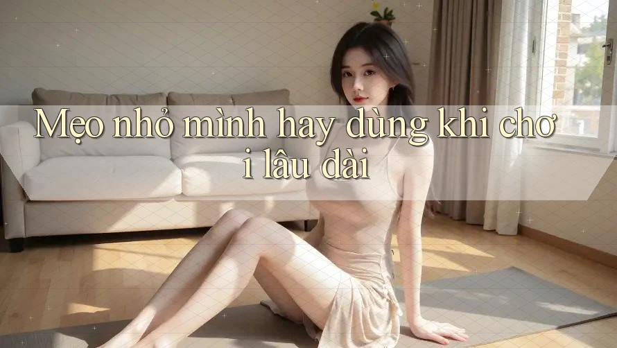Mẹo nhỏ mình hay dùng khi chơi lâu dài