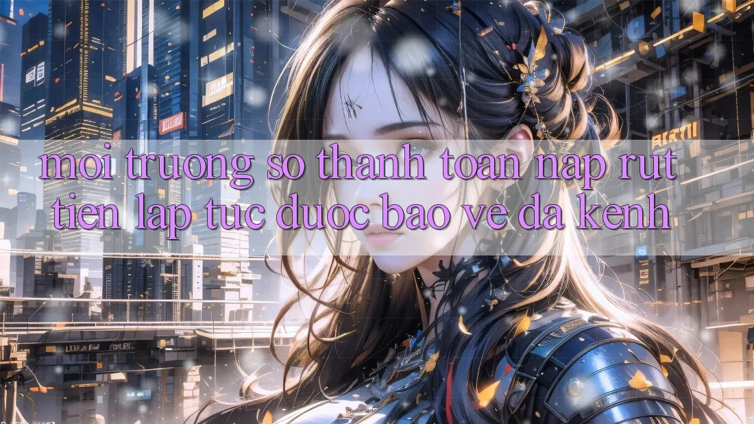 Môi trường số Thanh toán Nạp Rút Tiền: Lập tức, Được bảo vệ, Đa Kênh