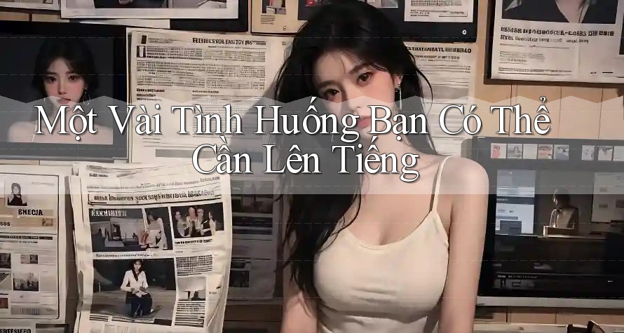 Một Vài Tình Huống Bạn Có Thể Cần Lên Tiếng