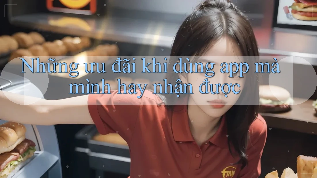 Những ưu đãi khi dùng app mà mình hay nhận được