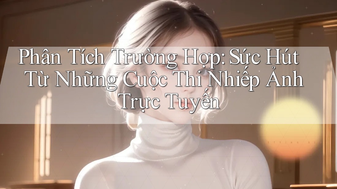 Phân Tích Trường Hợp: Sức Hút Từ Những Cuộc Thi Nhiếp Ảnh Trực Tuyến