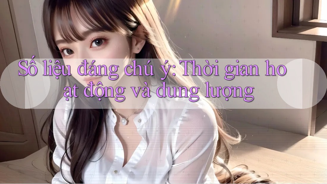 Số liệu đáng chú ý: Thời gian hoạt động và dung lượng