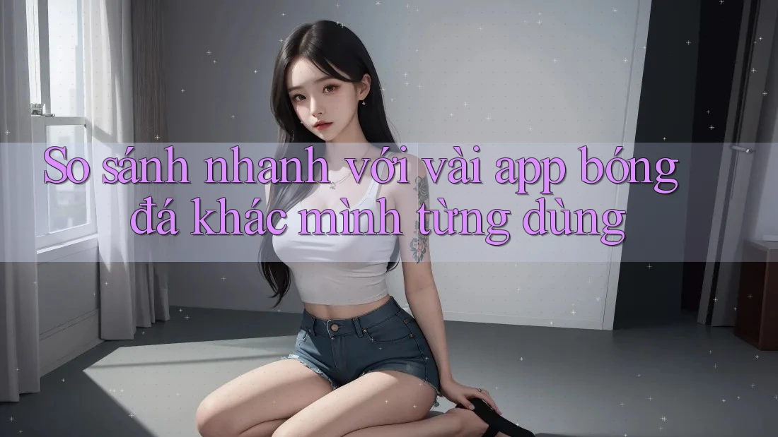So sánh nhanh với vài app bóng đá khác mình từng dùng