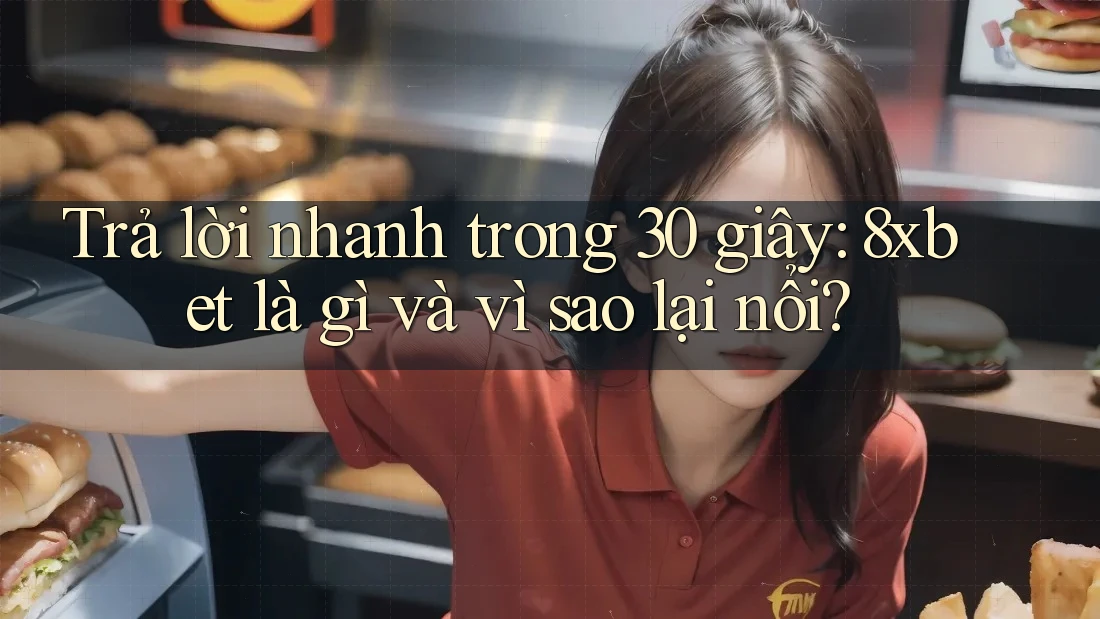 Trả lời nhanh trong 30 giây: 8xbet là gì và vì sao lại nổi?