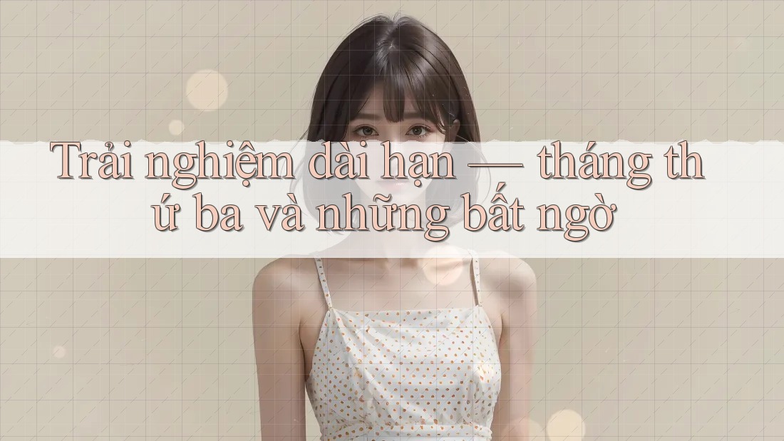 Trải nghiệm dài hạn — tháng thứ ba và những bất ngờ