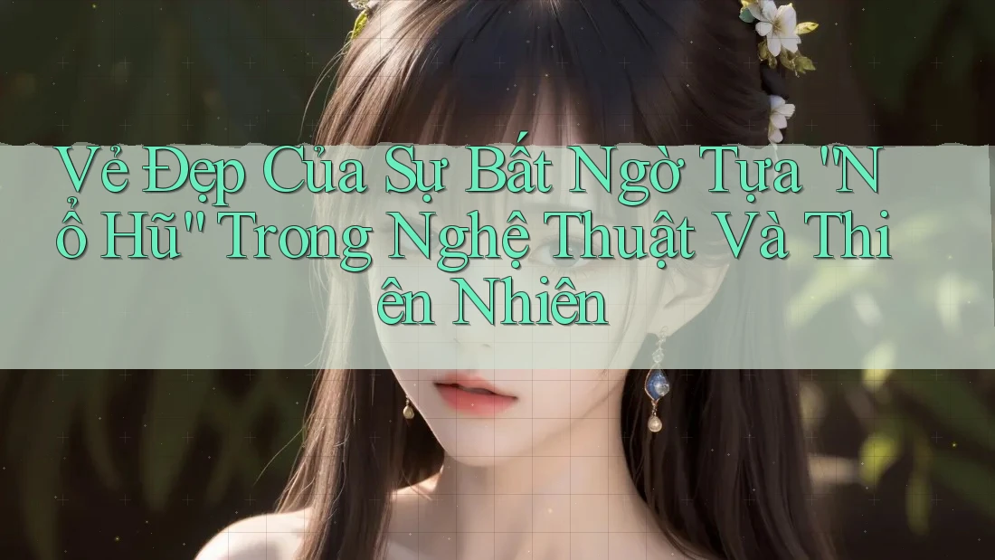 Vẻ Đẹp Của Sự Bất Ngờ Tựa “Nổ Hũ” Trong Nghệ Thuật Và Thiên Nhiên